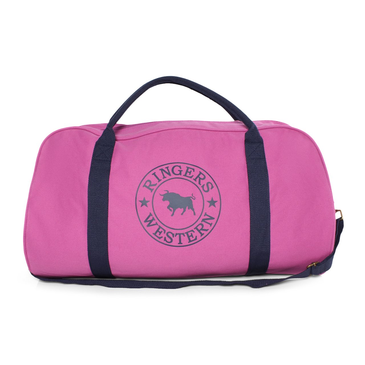 Gundagai Duffle Bag - Orchid With Dark Navy Print - Ringers Western Toowoomba