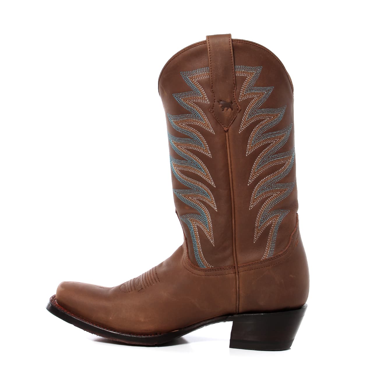 LONGREACH WOMENS CUBAN HEEL BOOT - SADDLE TAN - Ringers Western Toowoomba