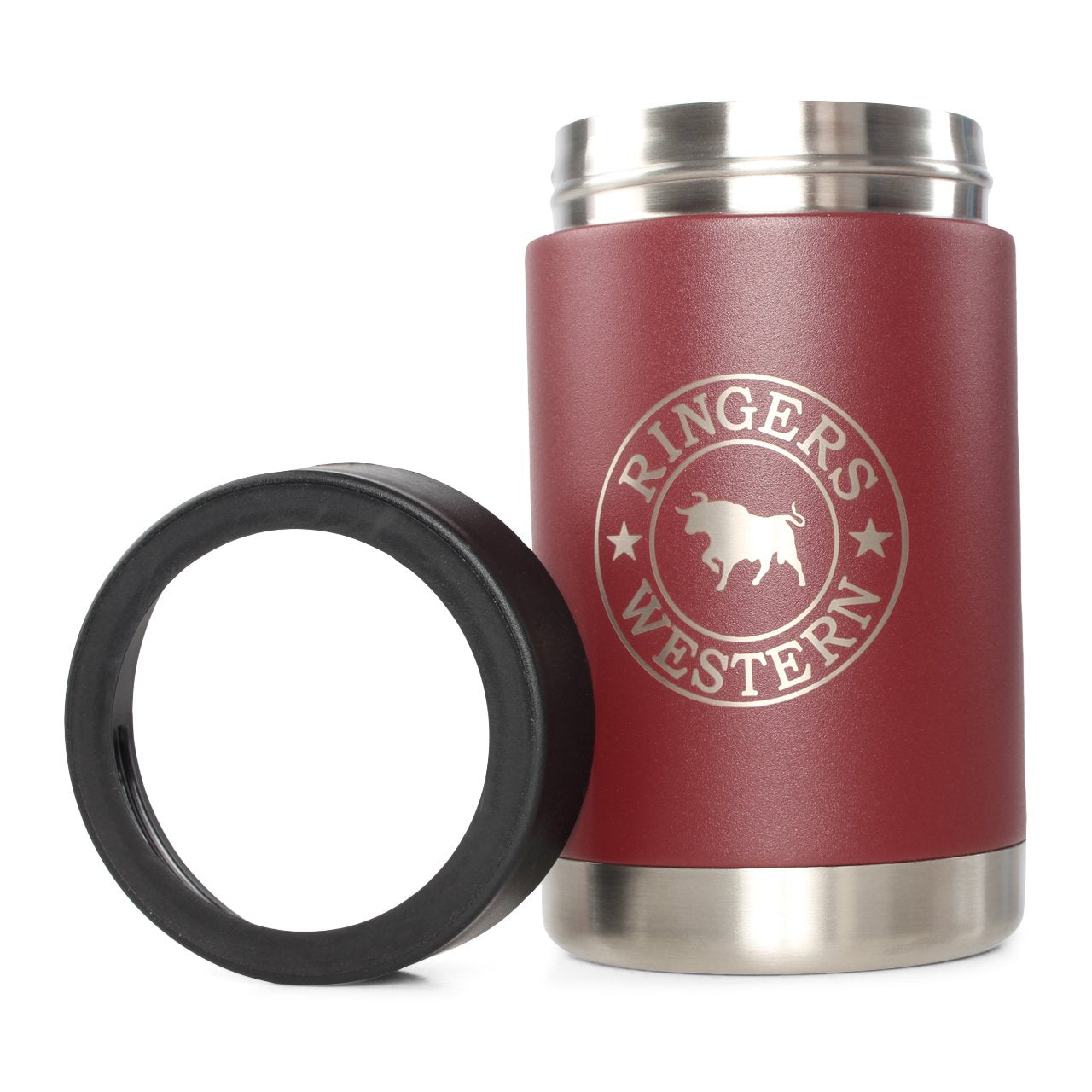 ESCAPE CAN COOLER - MAROON - Ringers Western Toowoomba