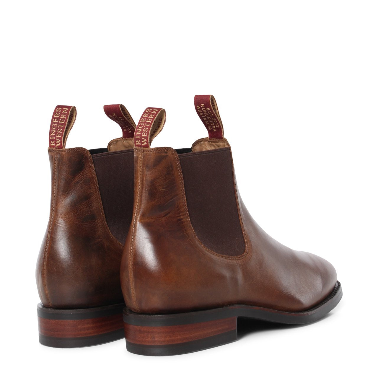 KUNUNURRA MENS BOOT - BURNT BROWN - Ringers Western Toowoomba