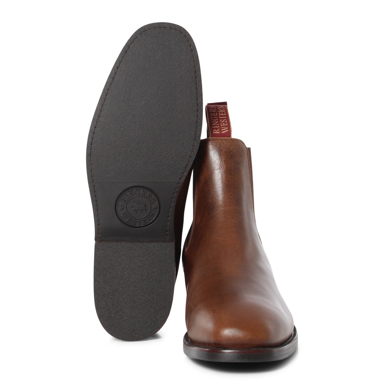 KUNUNURRA MENS BOOT - BURNT BROWN - Ringers Western Toowoomba