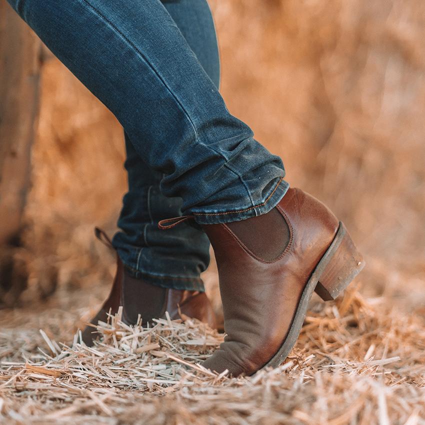 FILLY WOMENS CLASSIC BOOT - CHESTNUT - Ringers Western Toowoomba