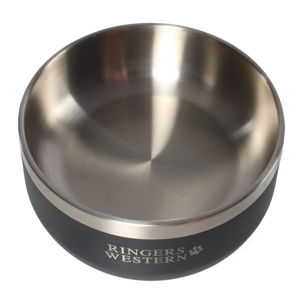 PET BOWL 8 INCH - BLACK - Ringers Western Toowoomba