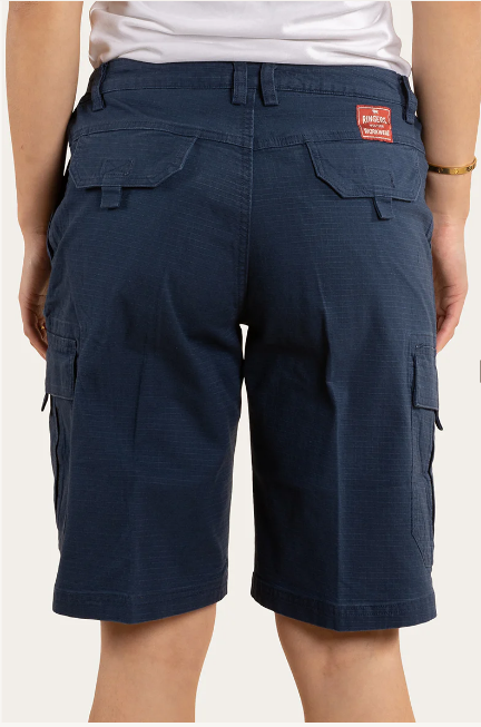 Clearwater Womens Ripstop Work Short- Dark Navy