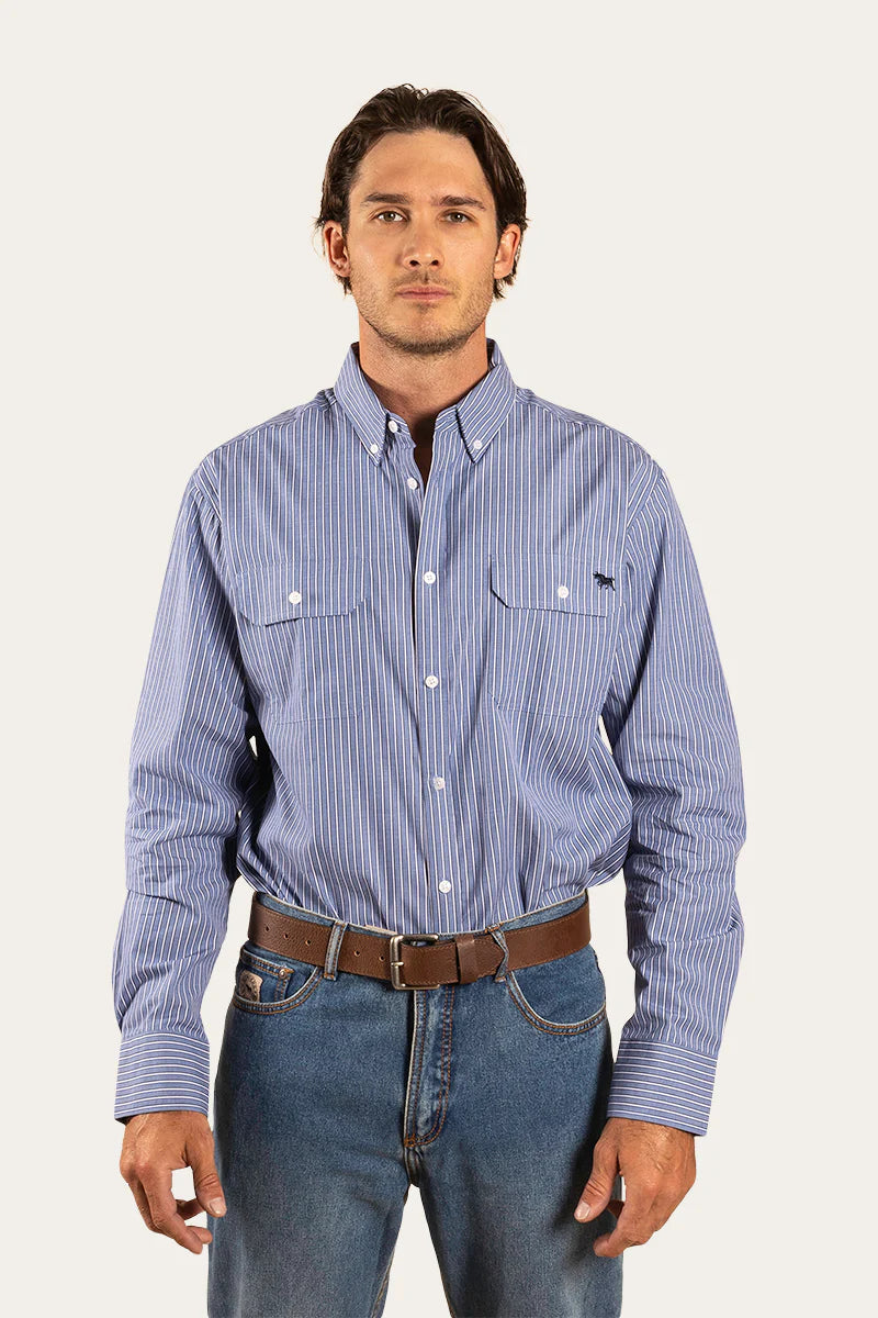 Hargrave Mens Union Dress Shirt - Blue