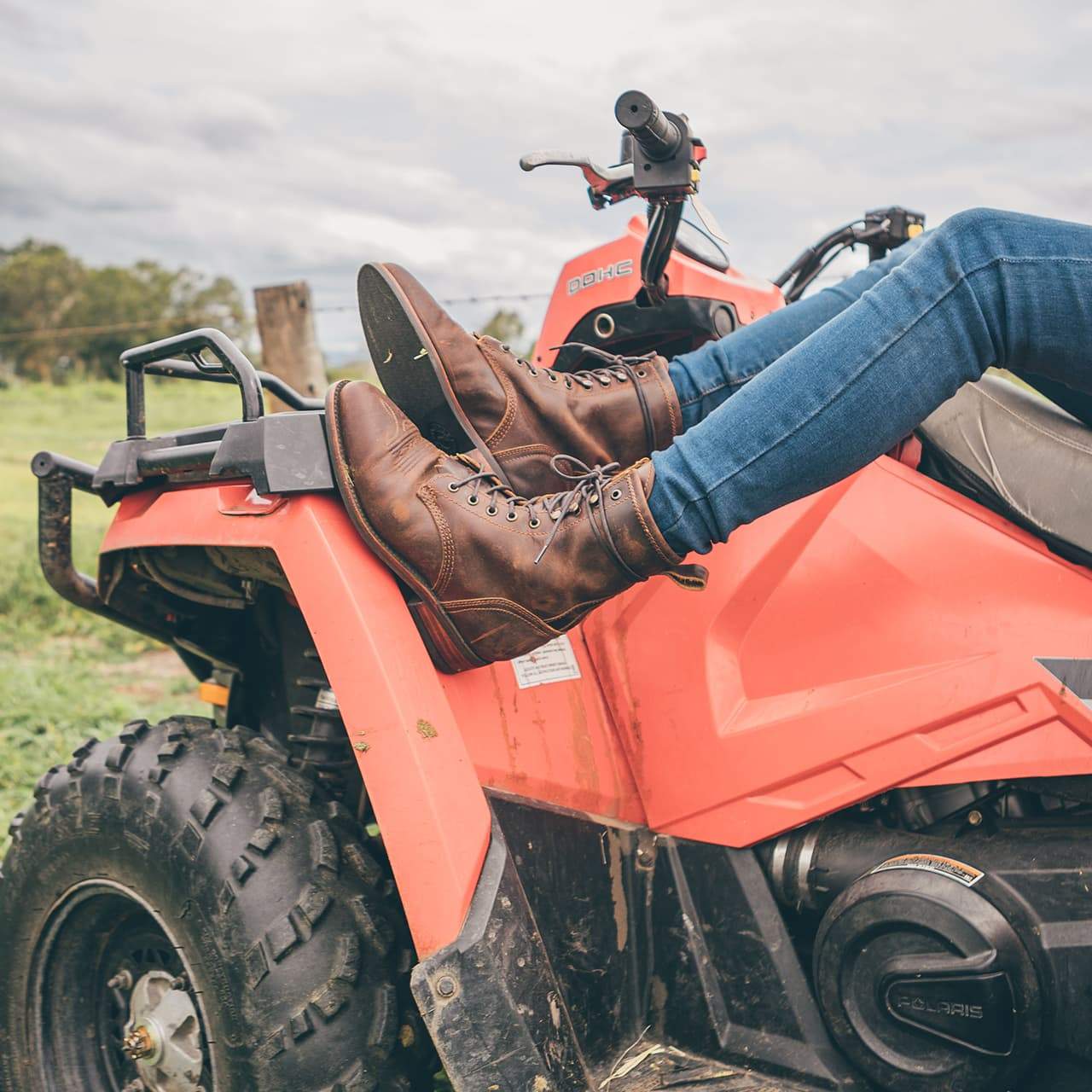 WALCHA WOMENS LACE UP BOOT - BURNT BROWN - Ringers Western Toowoomba