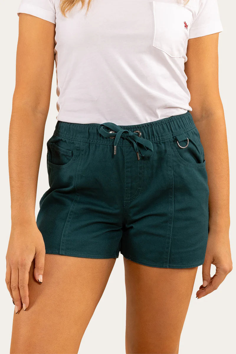 Tora Womens Heavy Weight Ruggers - Dark Teal