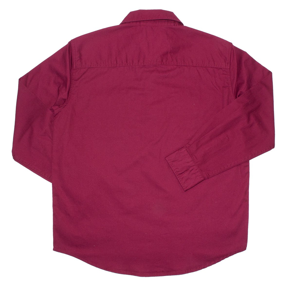 Ord River Kids Half Button Work Shirt - Burgundy