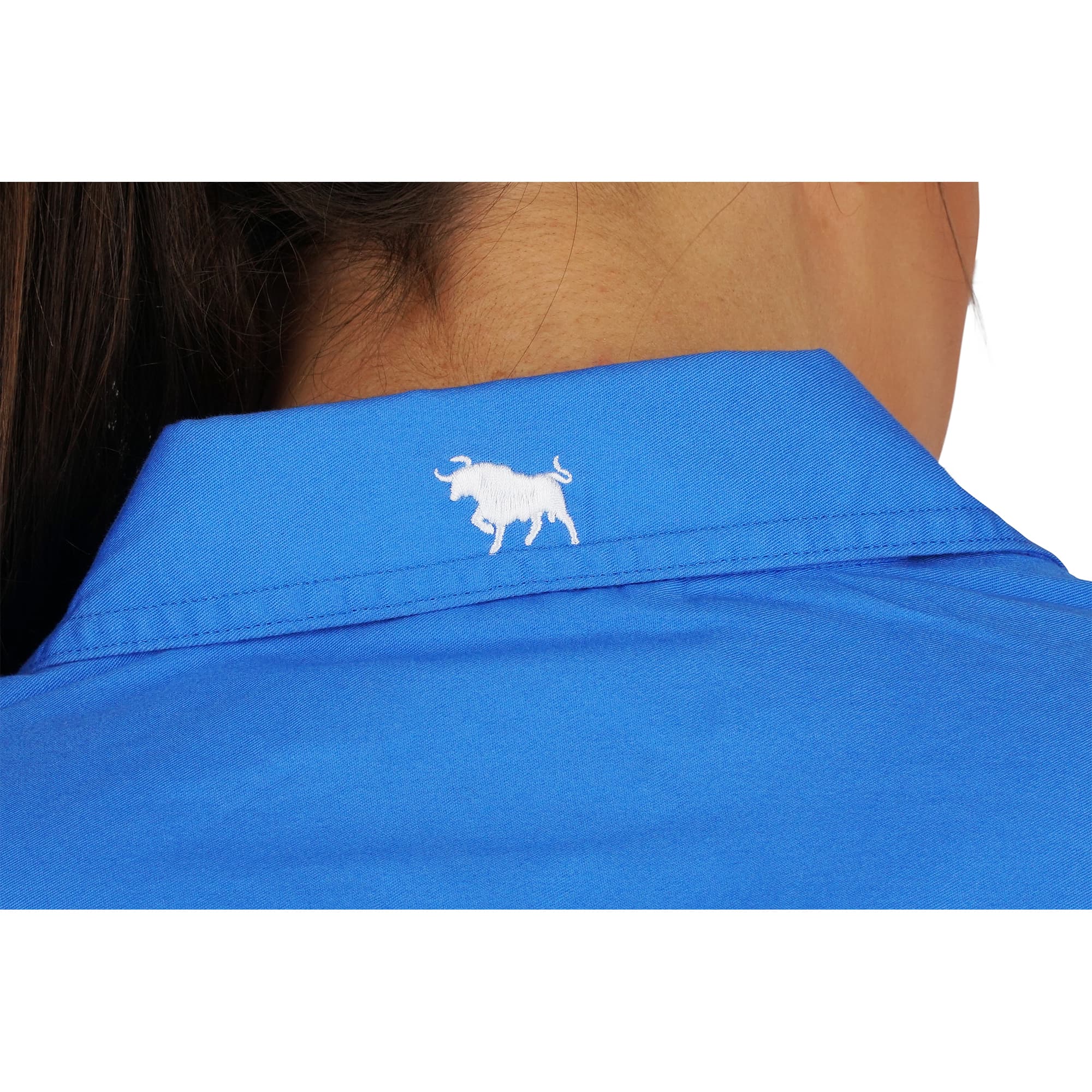 Signature Jillaroo Womens Full Button Work Shirt - Blue