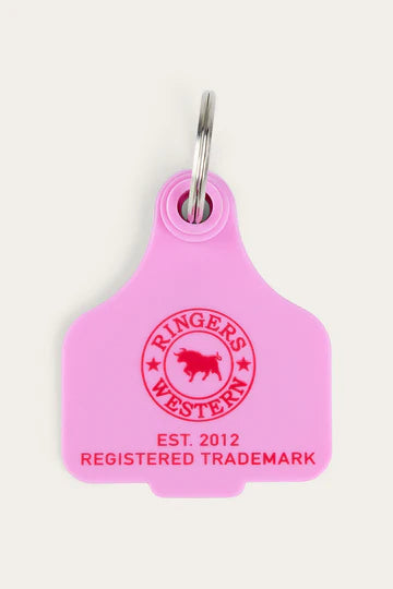 Cattle Tags - Pink/Red