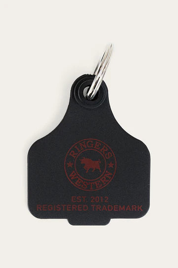 Cattle Tags - Black/Red
