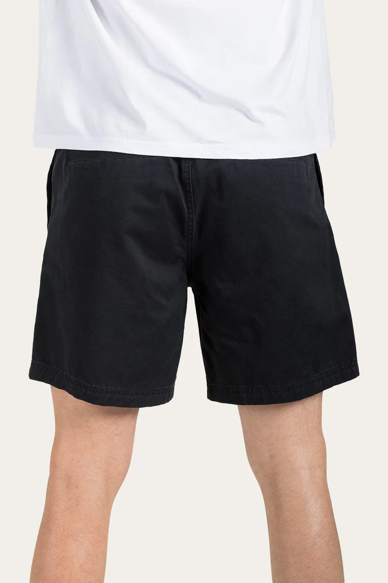 Elmwood Mens Elastic Waist Short - Black