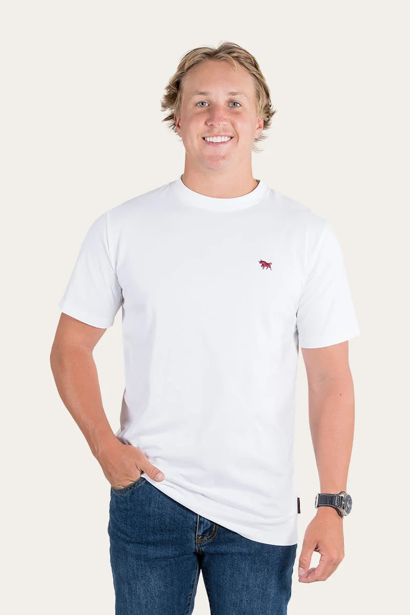Jarrahdale Mens Classic Fit T-Shirt  - White