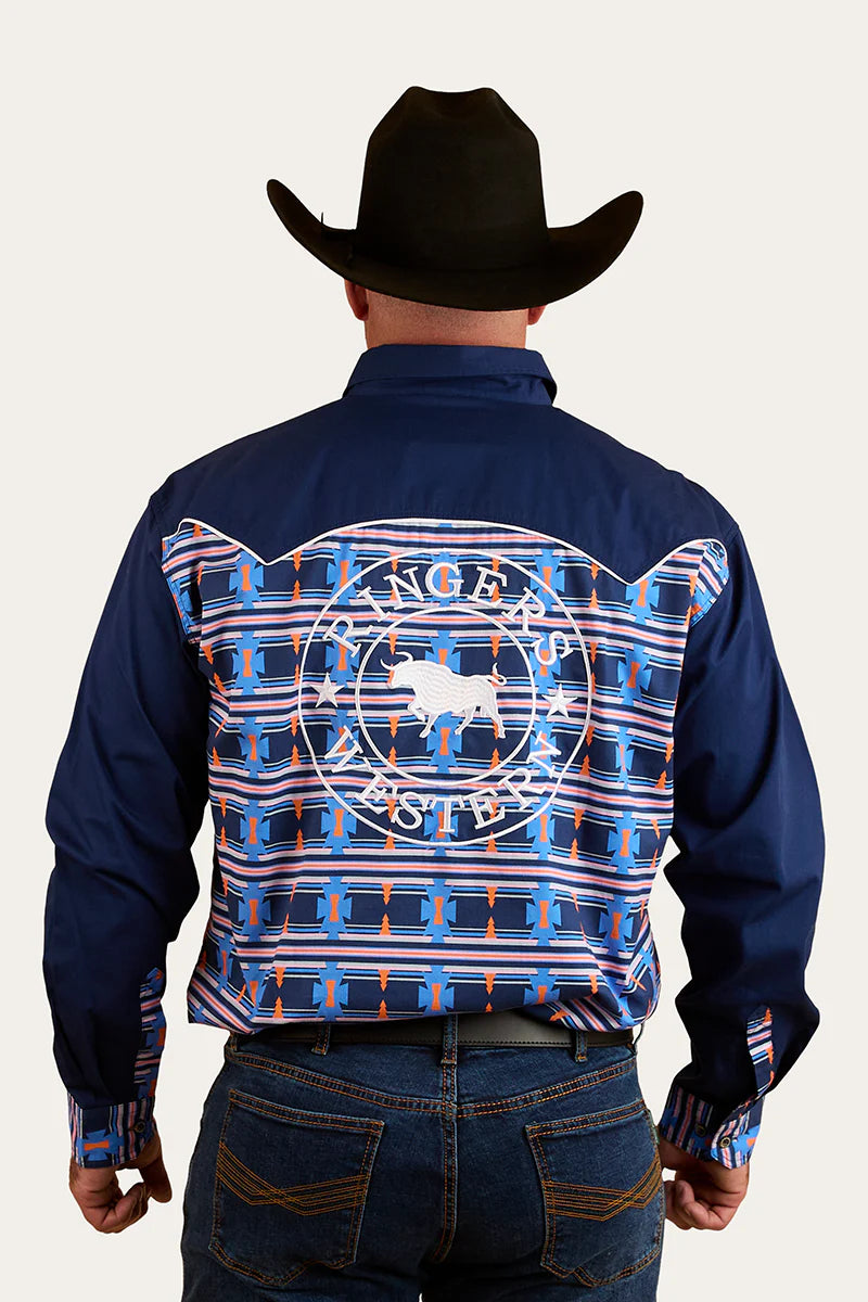 Friday Night Mens Limited Edition Work Shirt - Navy