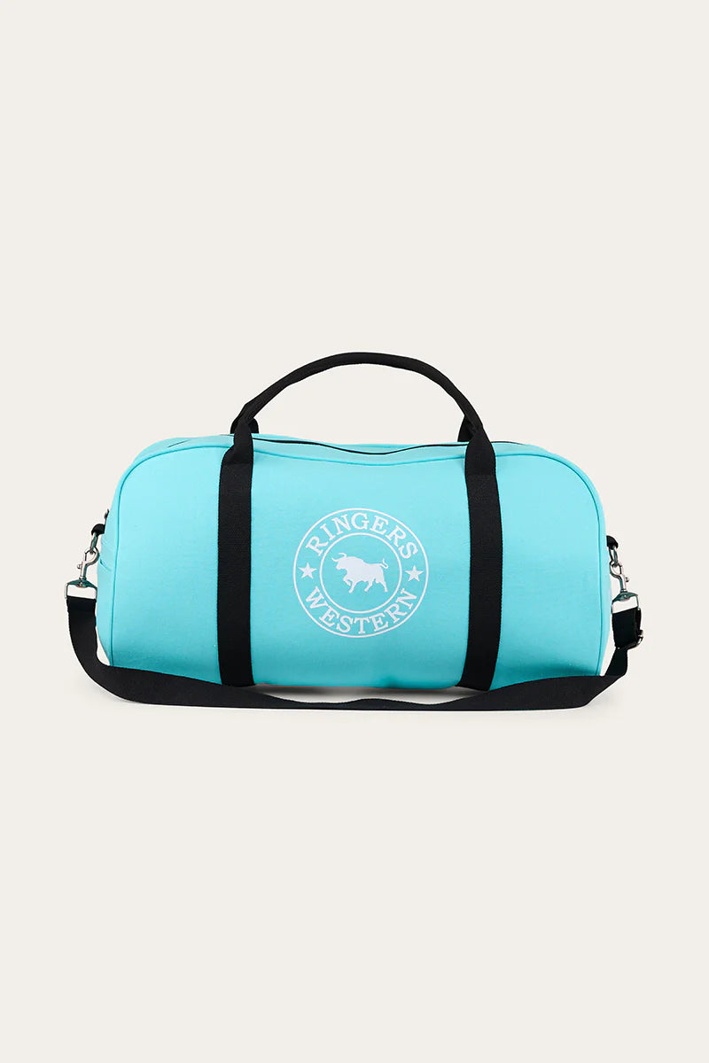 Gundagai Duffle Bag - Turquoise/ Black