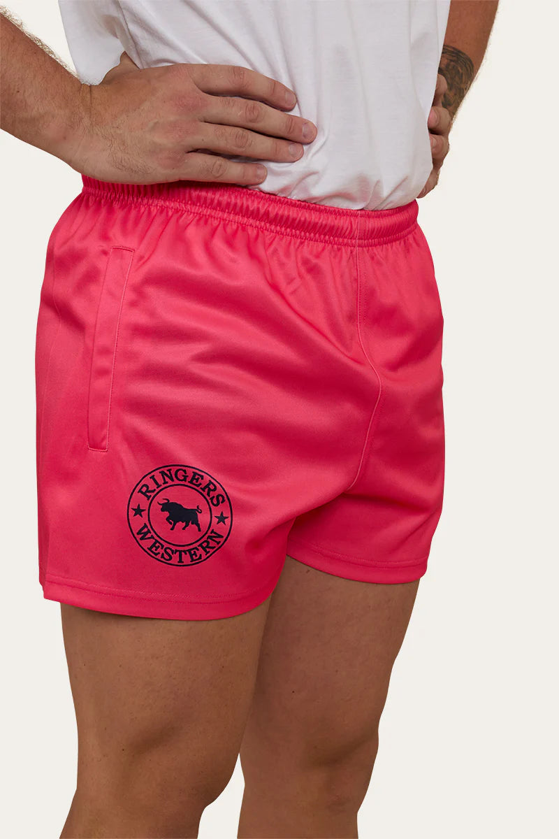 Ringers Footy Shorts - Melon
