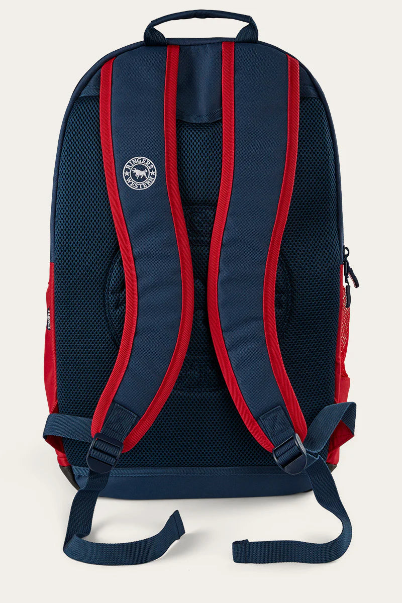 Holtze Backpack - Navy/Red