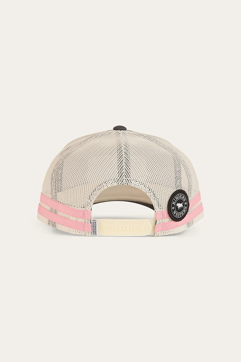Hometown Trucker Cap - Charcoal /Rosey