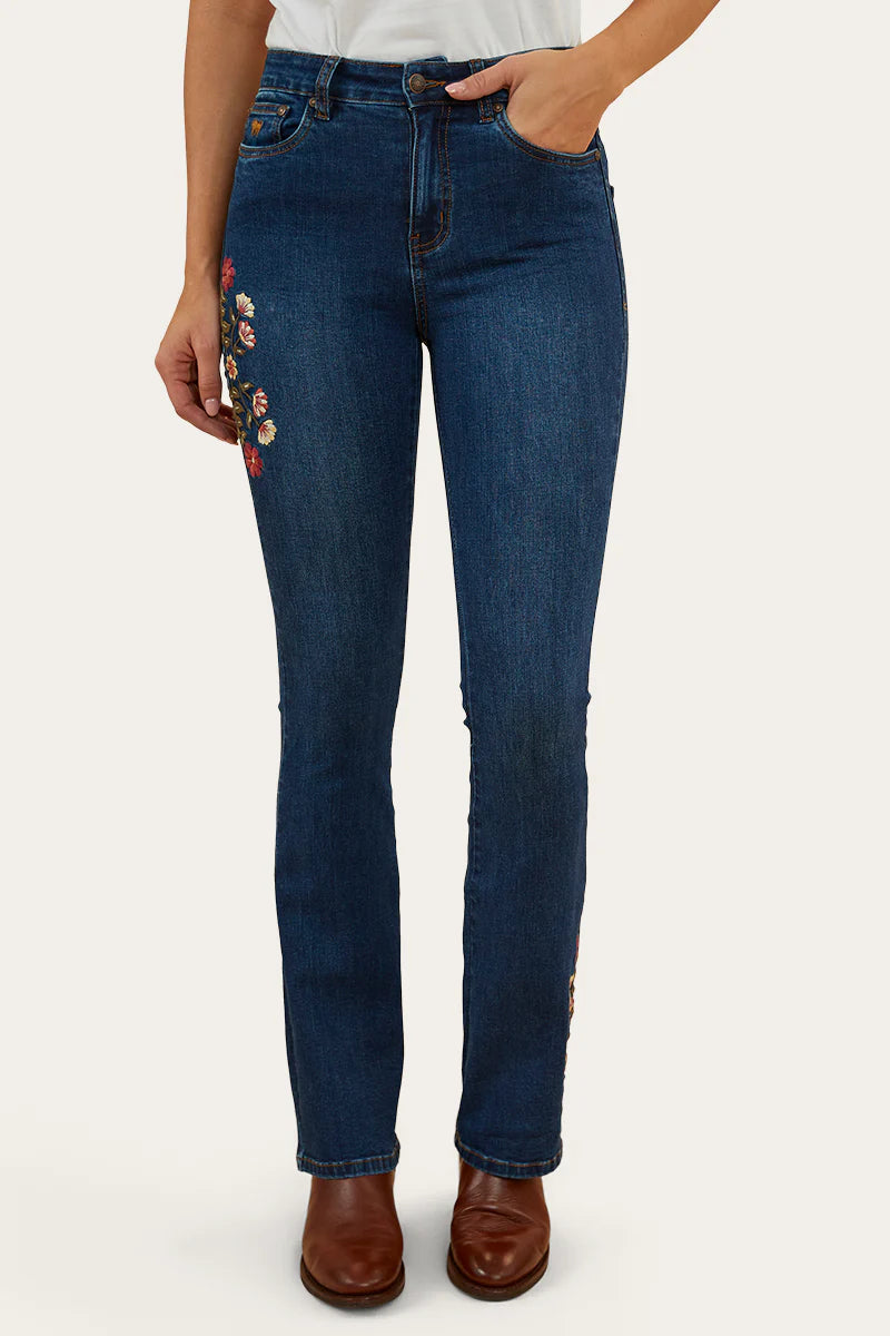 Penny Rodeo Womens High Rise Bootleg Jean  - Classic Blue