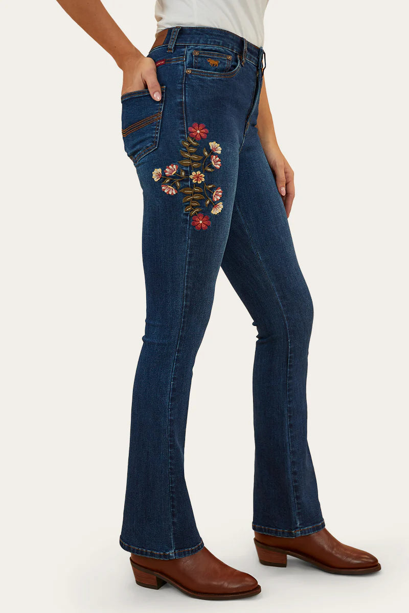 Penny Rodeo Womens High Rise Bootleg Jean  - Classic Blue