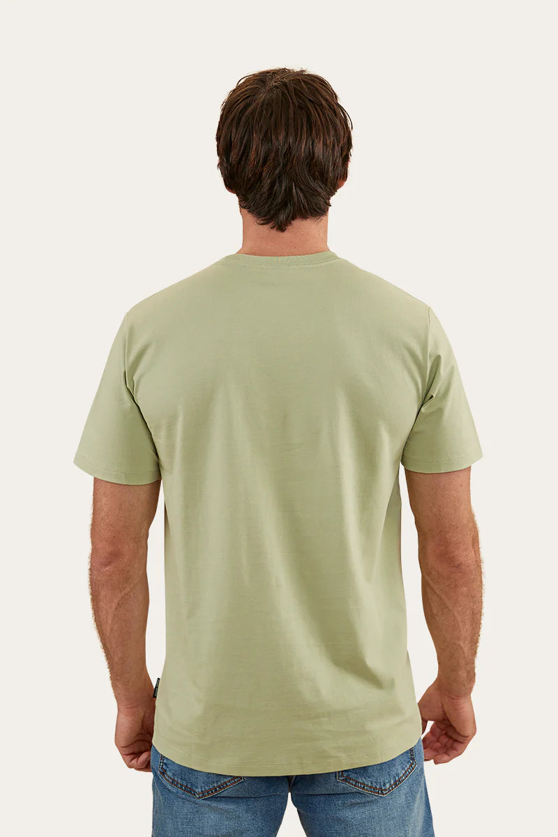 Jarrahdale Mens Classic Fit T-Shirt - Pale Olive