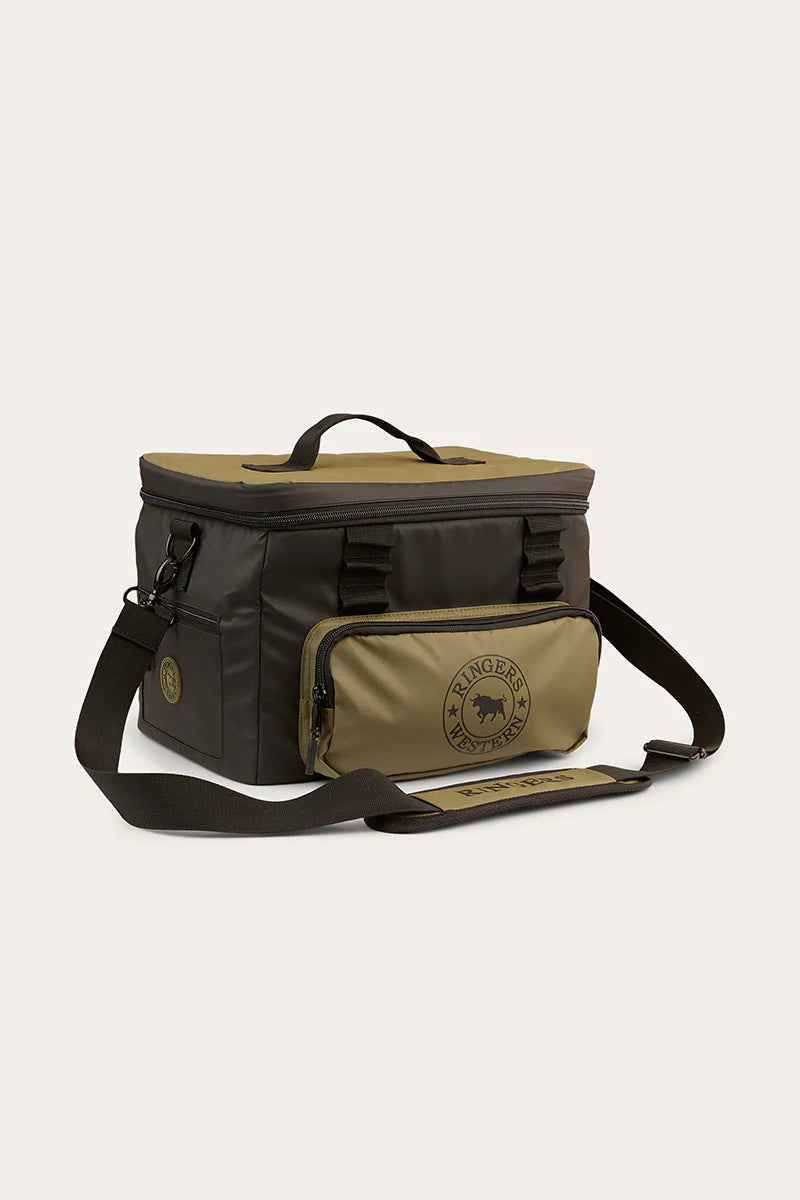 Kununurra Cooler Bag - Black/Military Green