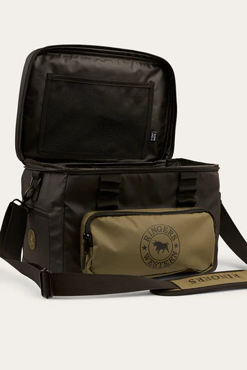 Kununurra Cooler Bag - Black/Military Green