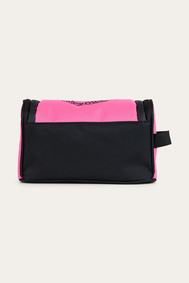 Occy Toiletry Bag - Pink/Black