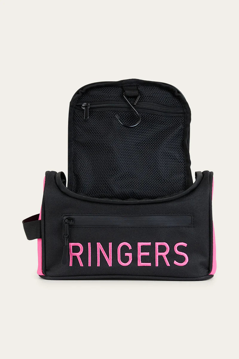 Occy Toiletry Bag - Pink/Black