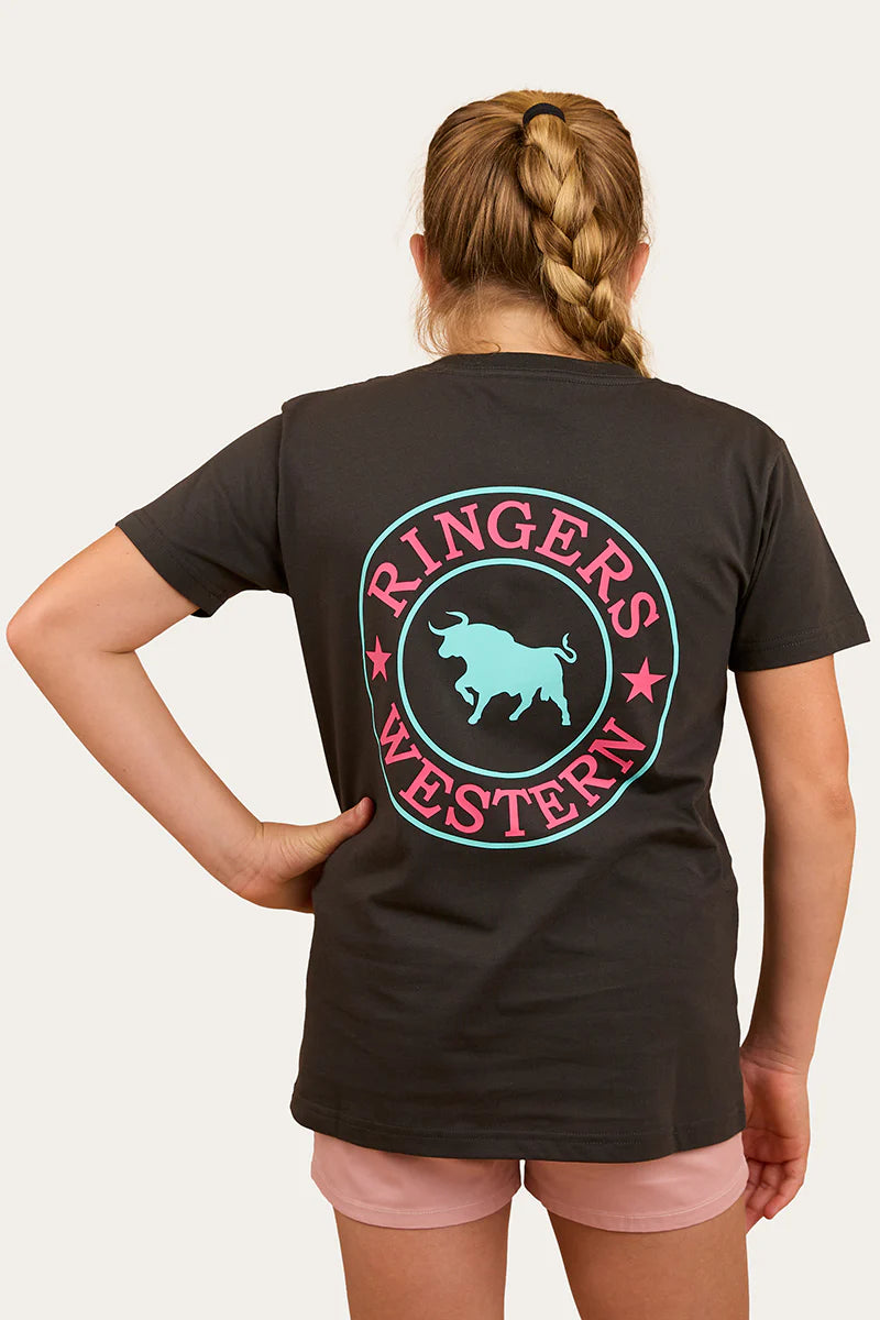 Signature Bull Kids Classic T-Shirt - Charcoal / Multi