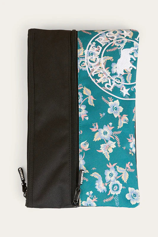 Spencer Pencil Case - Black/Floral
