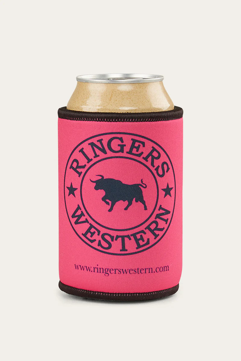Signature Bull Stubby Cooler   Pink