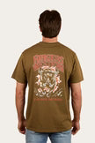 Do No Harm Take No Bull Mens Loose Fit T-Shirt - Military Green
