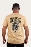 Do No Harm Take No Bull Mens Loose Fit T-Shirt - Dark Sand