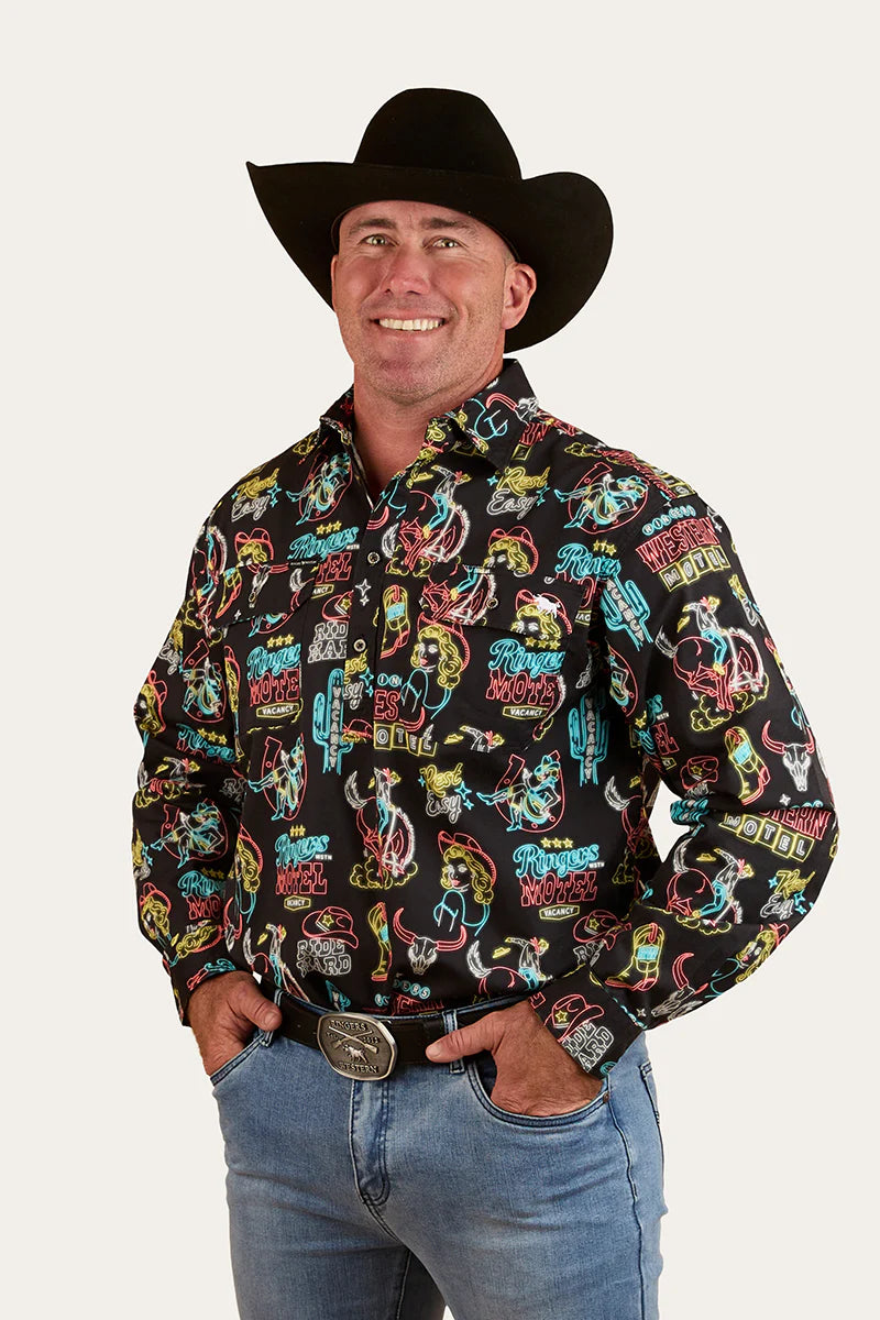 The Dyno Mens Limited Edition Work Shirt - Black/Multi