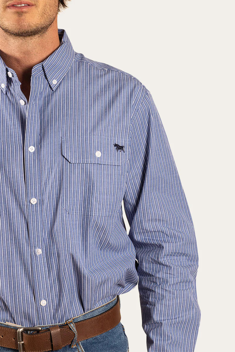 Hargrave Mens Union Dress Shirt - Blue