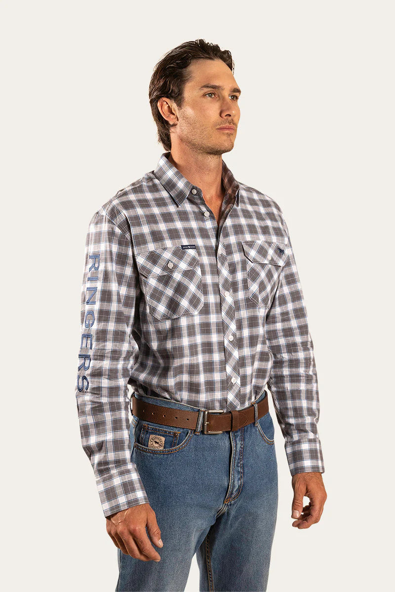 Wilson Mens Dress Shirt -  Grey