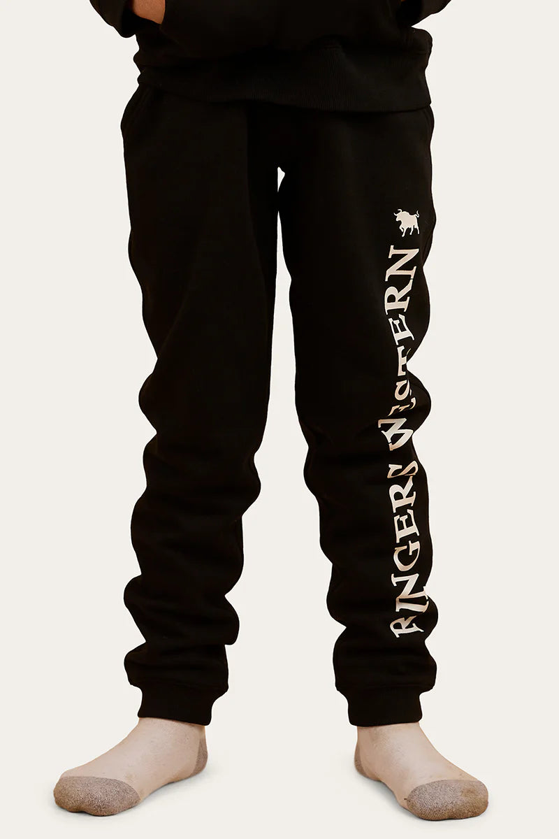 Durango Kids Trackpant - Black/White