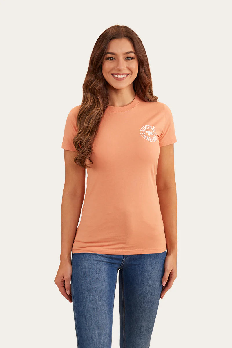Signature Bull  Womens Classic Fit T-Shirt - Sunset