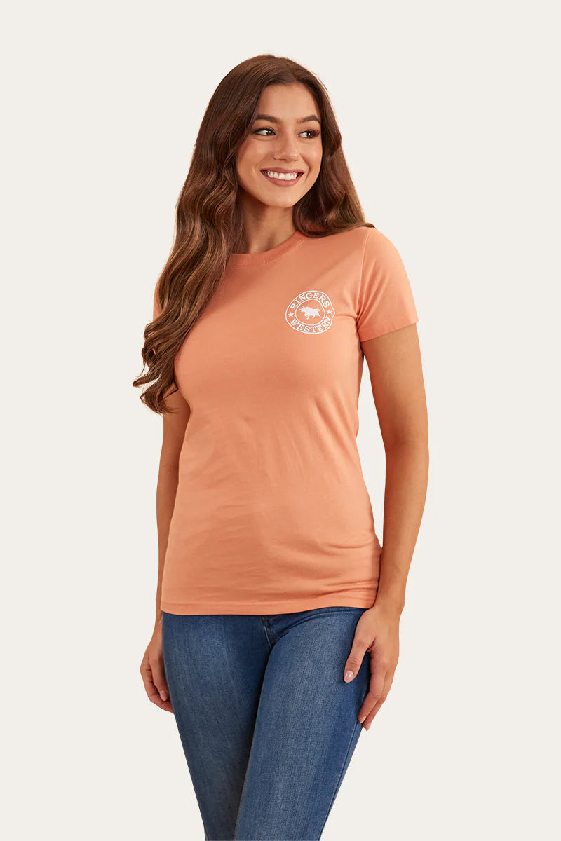Signature Bull  Womens Classic Fit T-Shirt - Sunset