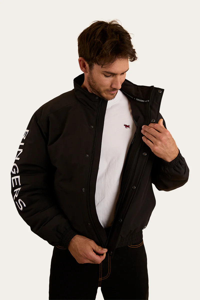 Kidman Mens Jacket - Black/White