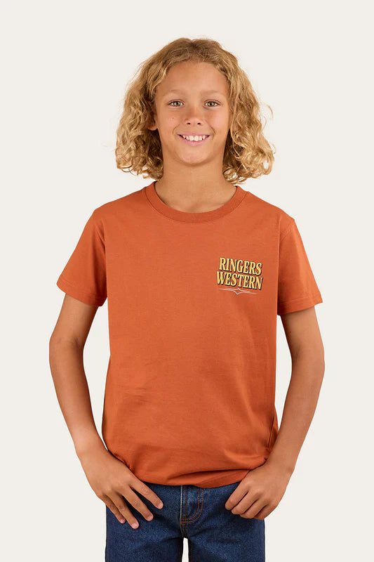 Workhorse Kids Classic Fit T-Shirt - Rust