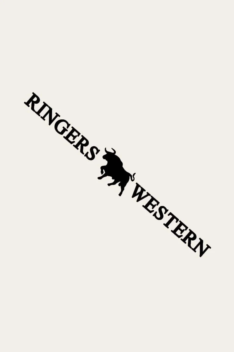 RW  Large Long Die Cut Sticker - Black