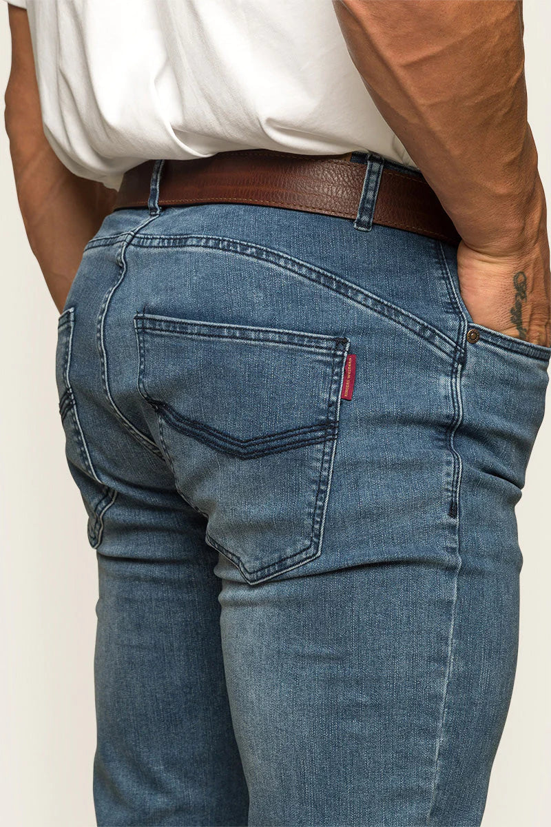 Mitchell Mens Straight Leg Jean  - Light Blue - Ringers Western Toowoomba