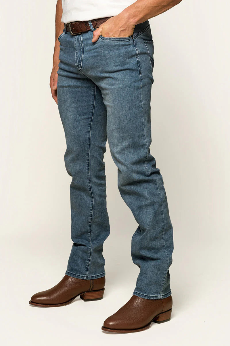 Mitchell Mens Straight Leg Jean  - Light Blue - Ringers Western Toowoomba