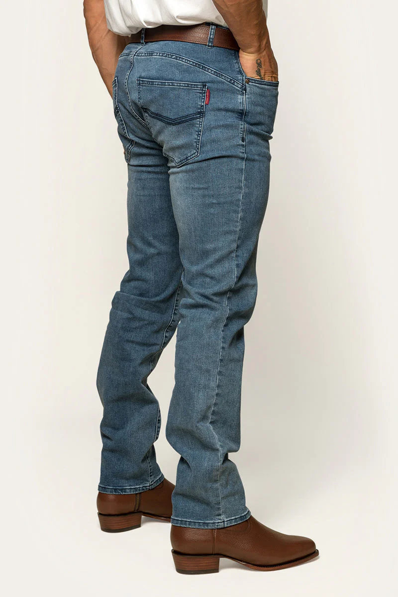 Mitchell Mens Straight Leg Jean  - Light Blue - Ringers Western Toowoomba
