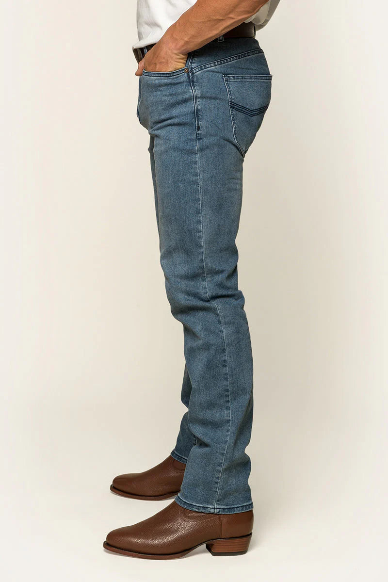 Mitchell Mens Straight Leg Jean  - Light Blue - Ringers Western Toowoomba