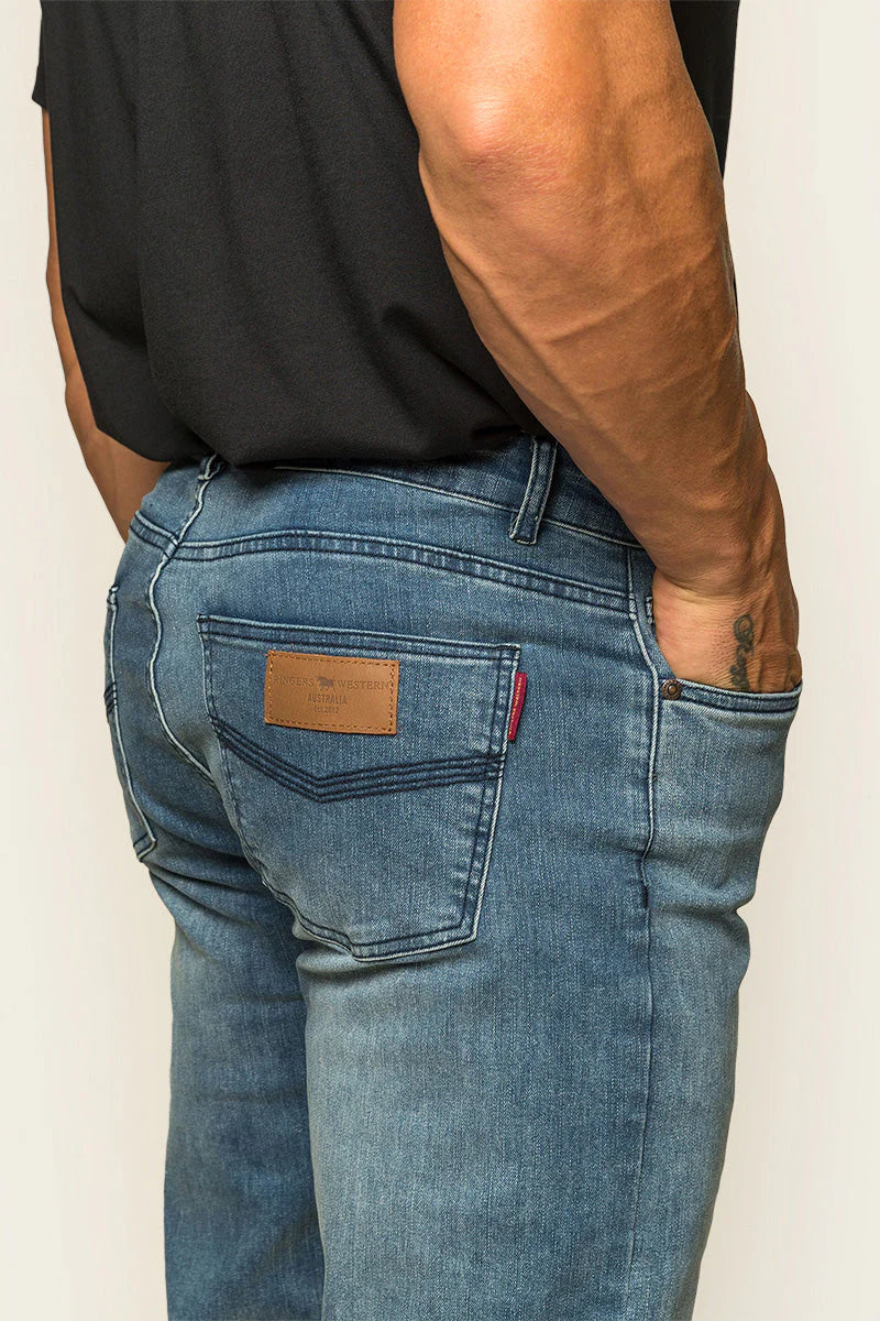 Sturt Mens Relaxed Leg Jean - Light Blue - Ringers Western Toowoomba