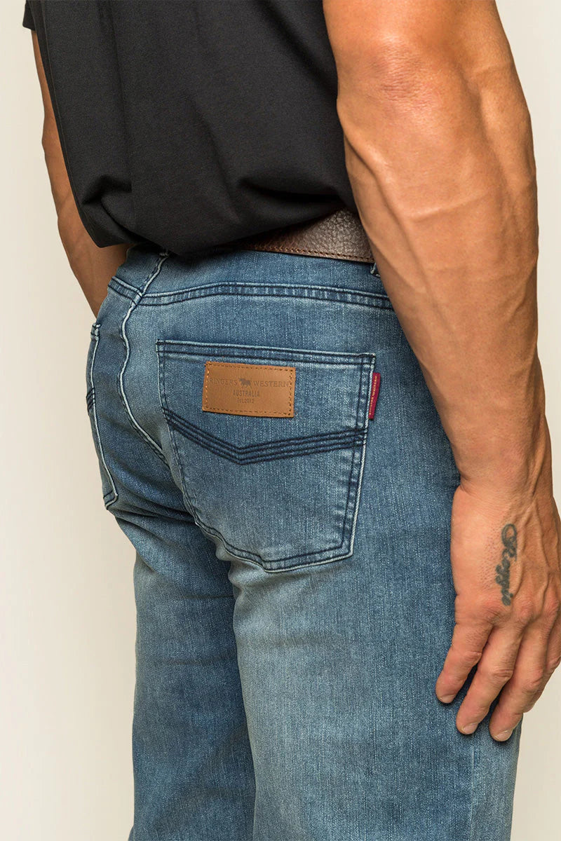 Sturt Mens Relaxed Leg Jean - Light Blue - Ringers Western Toowoomba