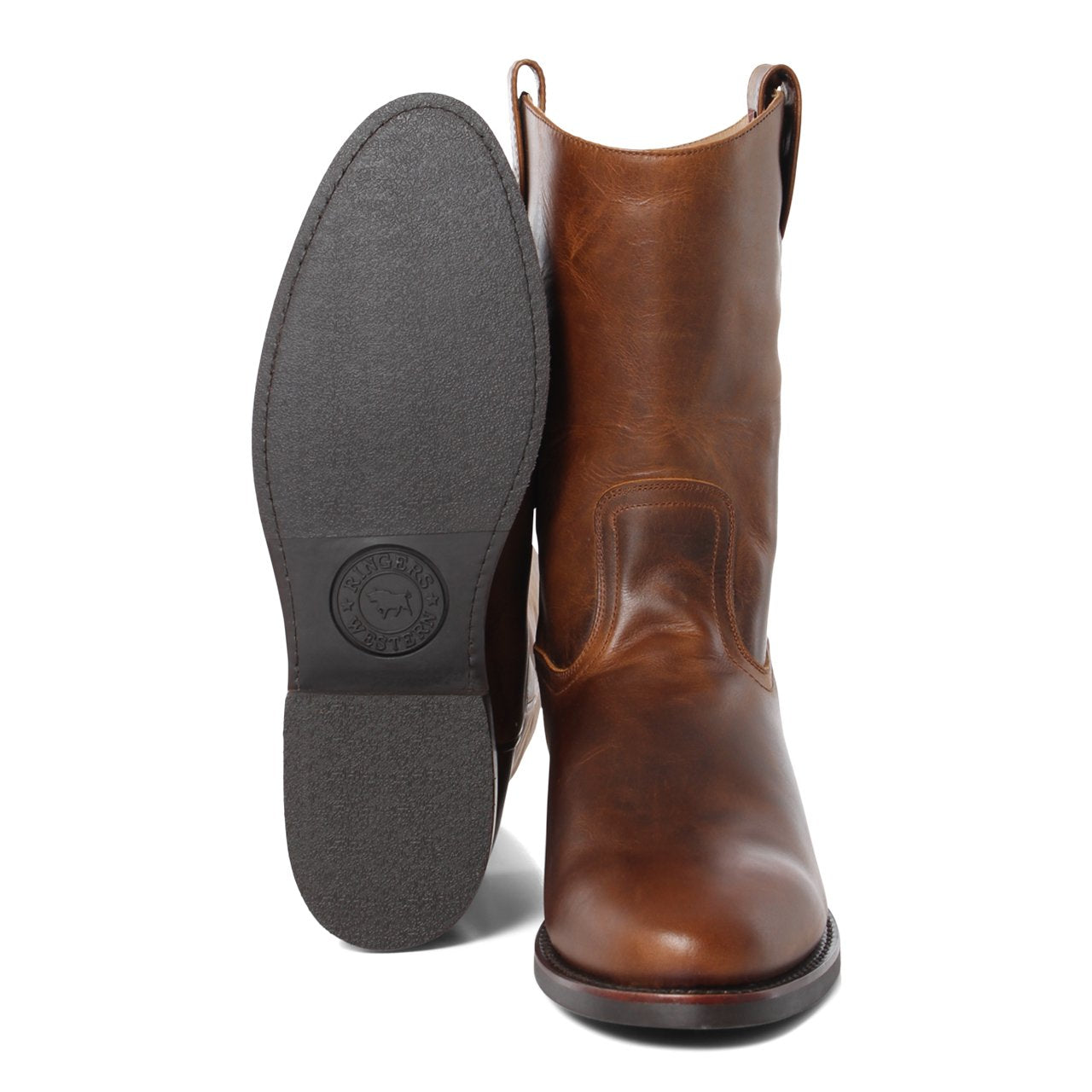 KIMBERLEY MENS HIGH BOOT - BURNT BROWN - Ringers Western Toowoomba